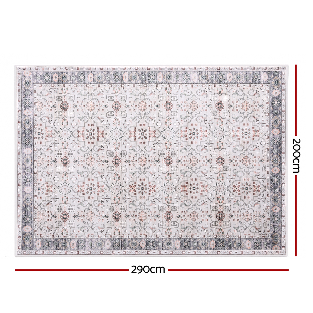 Artiss Washable Floor Rug 200x290cm Large Area Rug Modern Living Room Carpet โ image 2