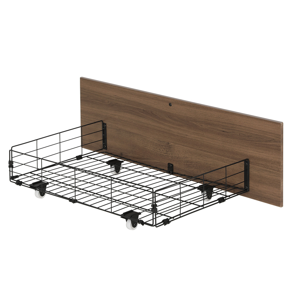 Artiss 2x Bed Frame Storage Drawers Trundle Black — image 3
