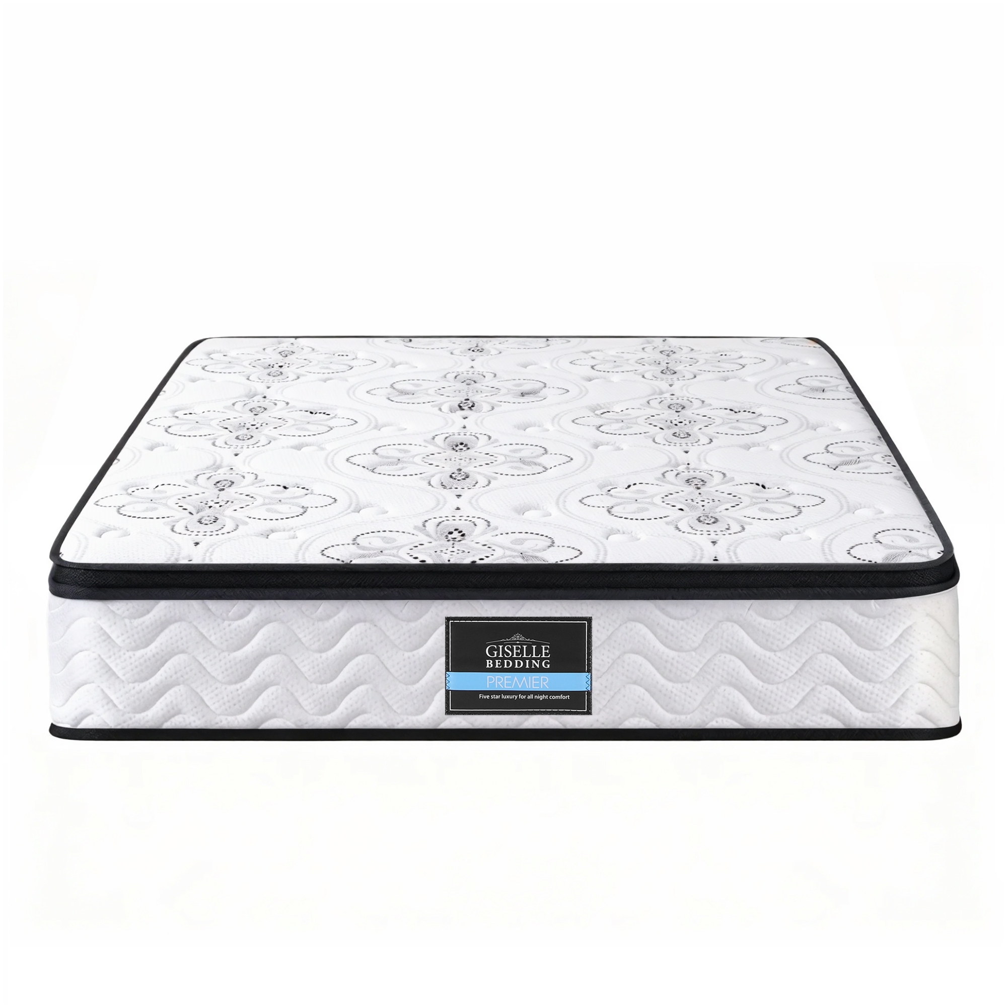 Giselle Bedding Queen Mattress 30cm Pocket Spring Euro Top Medium Firm Foam โ image 4