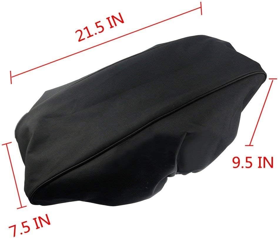 Winch Cover, Heavy Duty Waterproof Dust-Proof Winch Protection Cover, Ideal for Electric Winches 8500-17500 lbs, Indoor/Outdoor (21.5” x 9.5” x 7.5”) - Black — image 2
