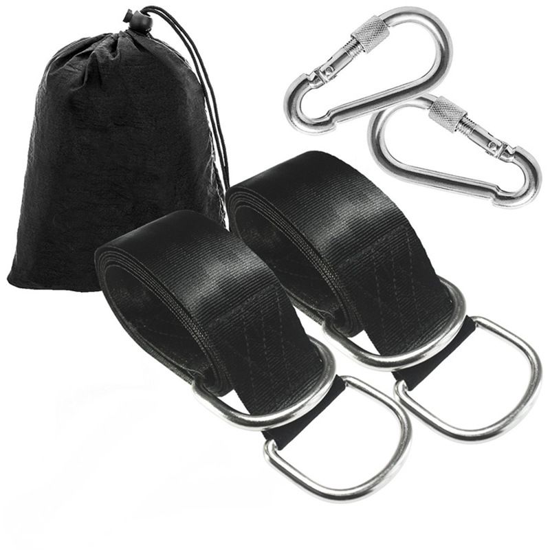 Tree Swing Hanging Kit, Tree Swing Straps, Lock Snap Hooks, Perfect For Tree Swing & Hammocks,Easy & Fast To Installation, 5 FT