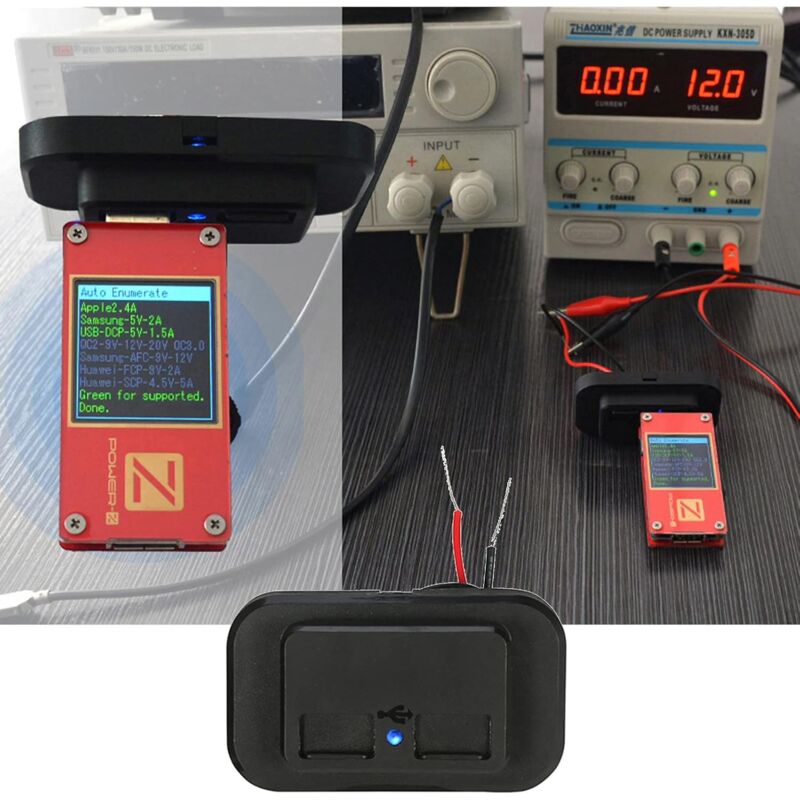Dual Usb Car Charger Socket 12V 24V 3.1A For Motorcycle Rv Truck Atv Boat Car Camper Usb C Extension Cable Universal โ image 4