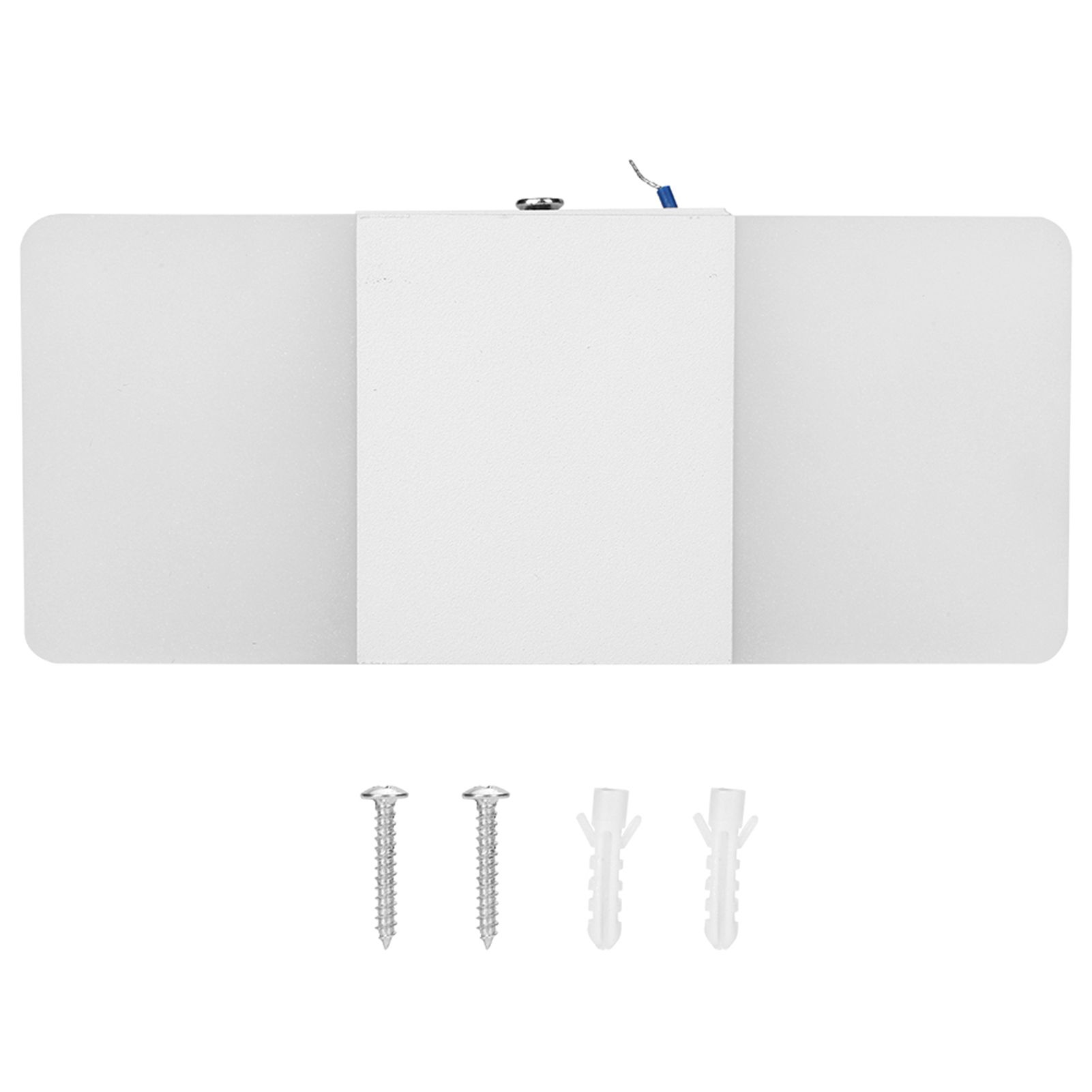 LED Acrylic Indoor Room Wall Mounted Sconce Light Bed Night Lamp (Warm Light & White L)