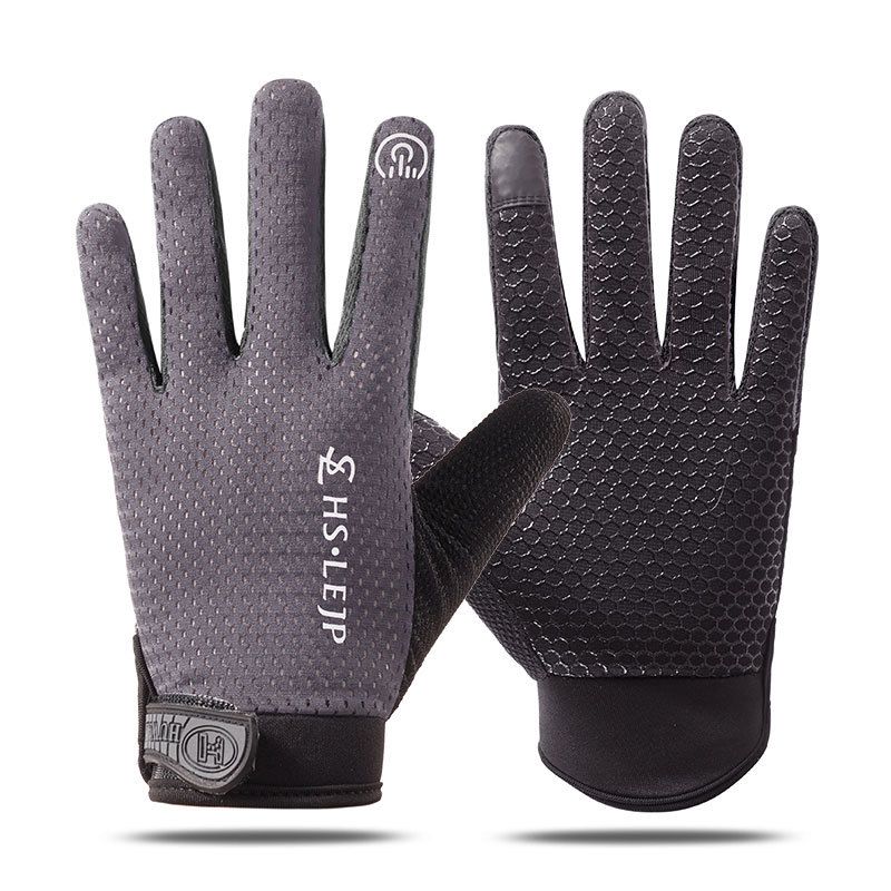 T-BAGWELL Cycling Gloves Half Finger Anti-slip B half finger black — image 6