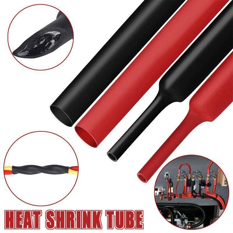 Grade Marine Heat Shrink Tubing 3:1 Wire Sleeve Glue Inside Fast Wrap Insulation Red - 19.1mm*1M — image 2