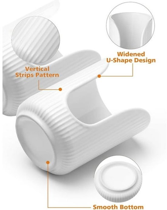 Ceramic countertop cup holder - Bathroom cup holder - Small countertop accessory - For sinks, bathrooms, kitchens and dining rooms โ image 3