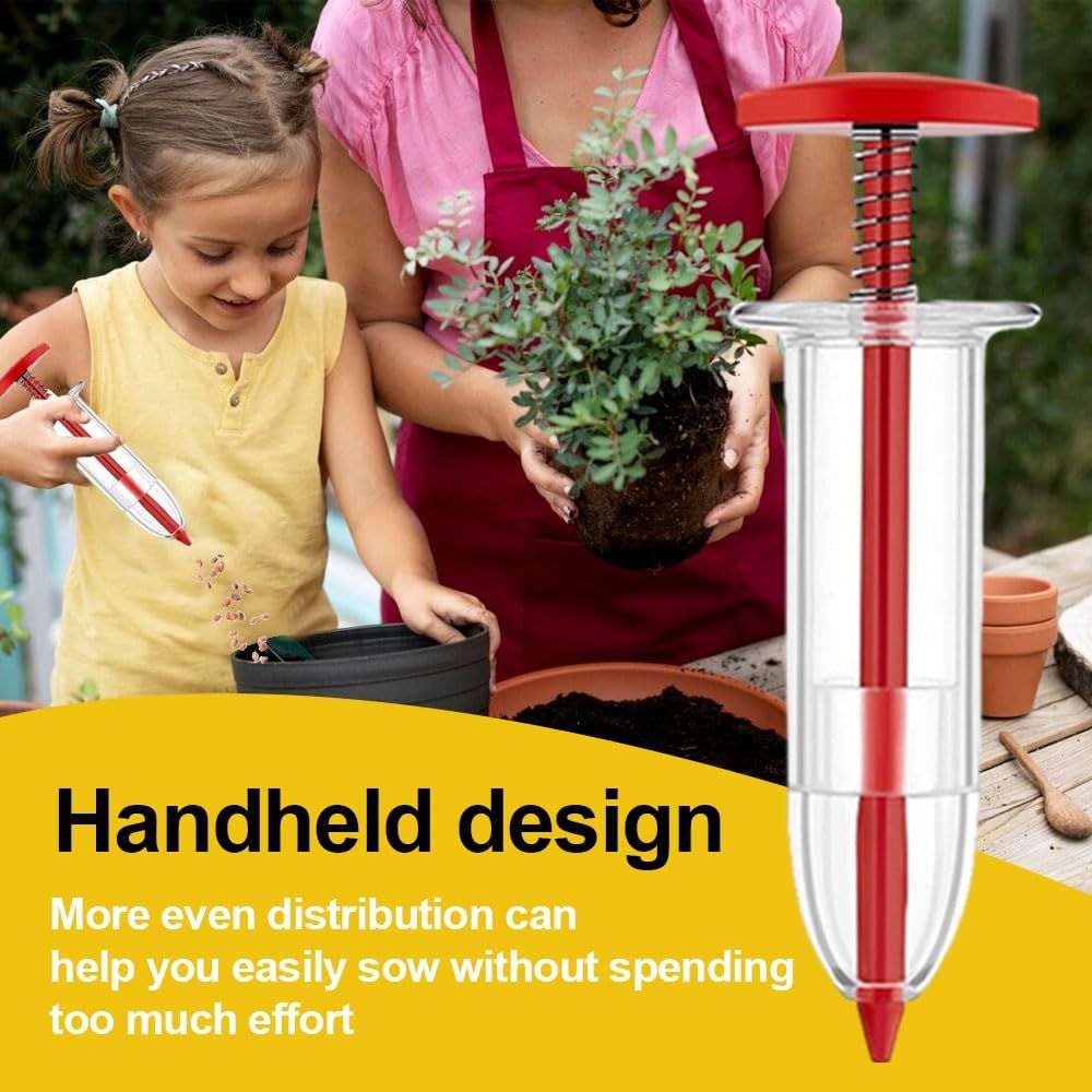 6 PCS Mini Seed Spreader, 2024 New Mini Sowing Seed Dispenser, Small Seed Planter Tool, Seed Sower Spreader Handheld — image 4