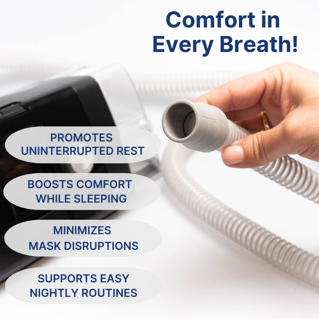 CPAP Hose Universal Tubing (6 ft) – Compatible with CPAP, BiPAP, and BiLevel Machines – Minimizes Mask Leaks, Reduces Discomfort – Durable, Flexible, and — image 3