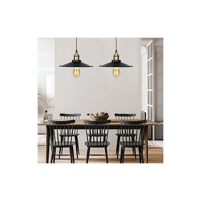 Industrial Vintage Edison Pendant Light Ceiling Lamp Retro Indoor Chandelier for Decoration E27 Metal Ceiling Light Elegant Pendant (Without Bulb) — image 2