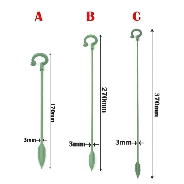 10-Pack 12-Inch Plant Support Stakes for Potted Plants — image 3