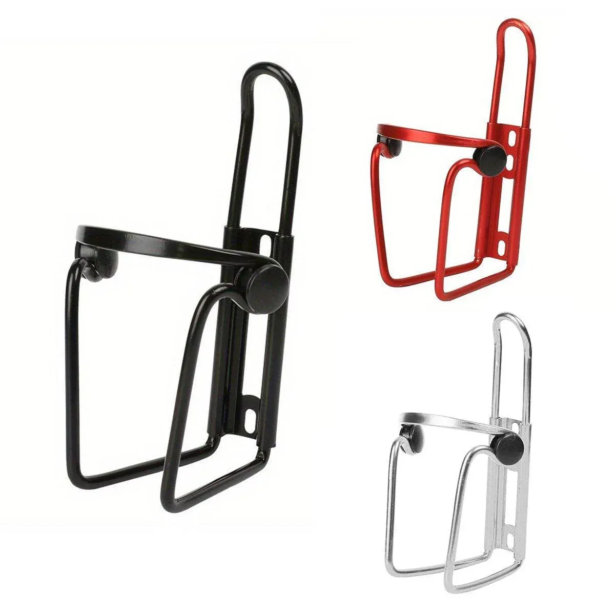 Durable Aluminum Alloy Water Bottle Holder for MTB Bike Bicycle Cycling Cage - Black — image 3