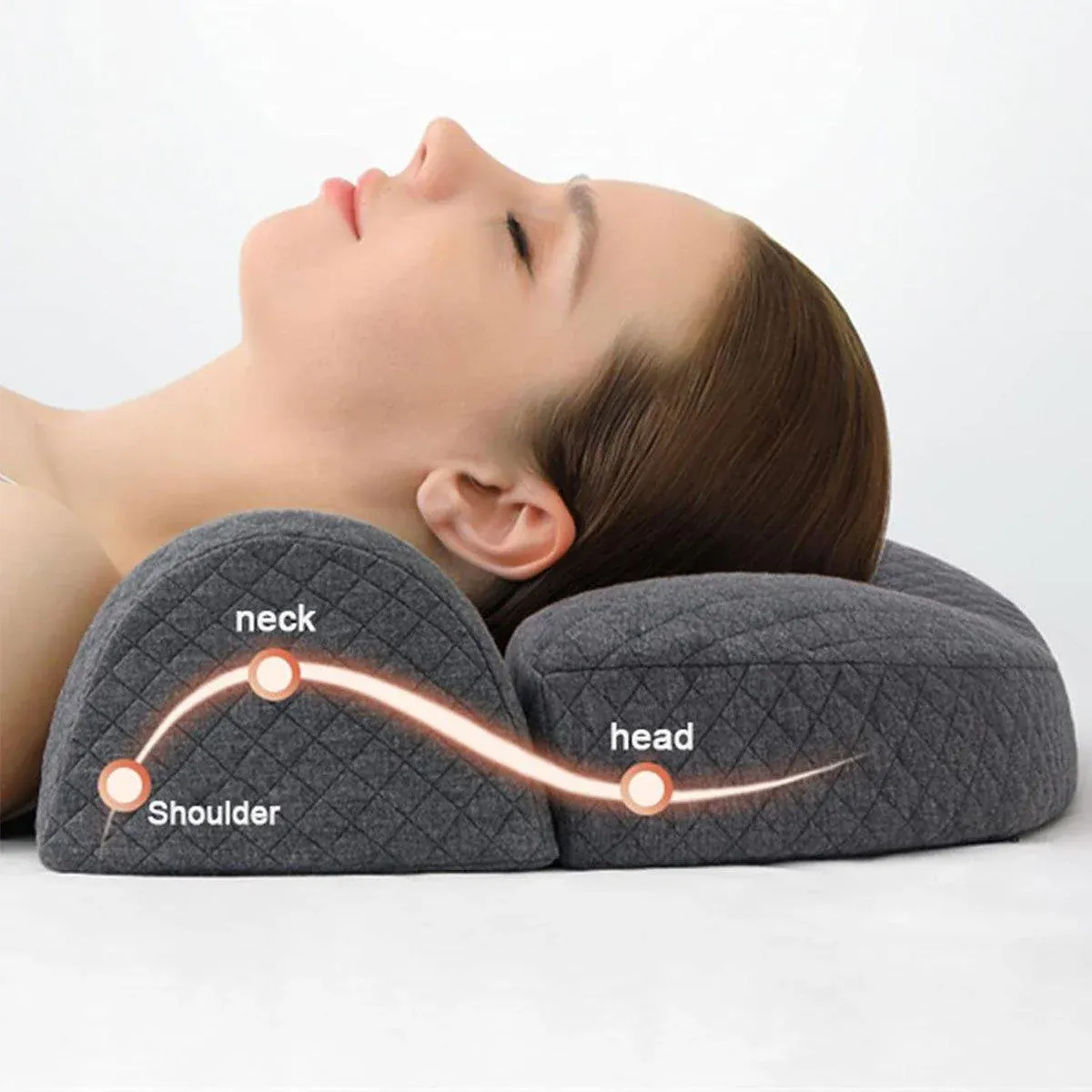 Memory Foam Cervical Pillow Ergonomic Neck Support for Comfortable Sleep — image 6