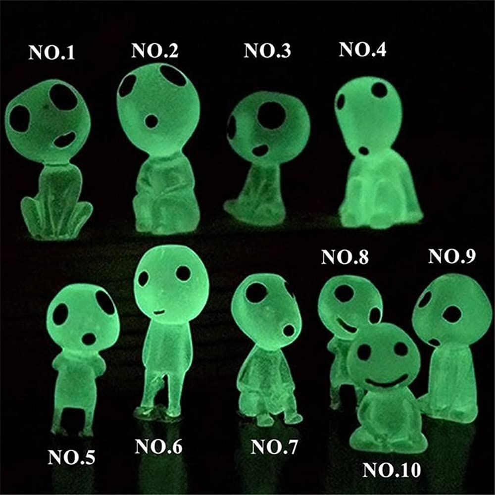 10Pcs Glow in The Dark Tree Elves Garden Statue Decor Miniature Luminous Ghost Princess Tree Spirit Fairy Garden Accessories โ image 5