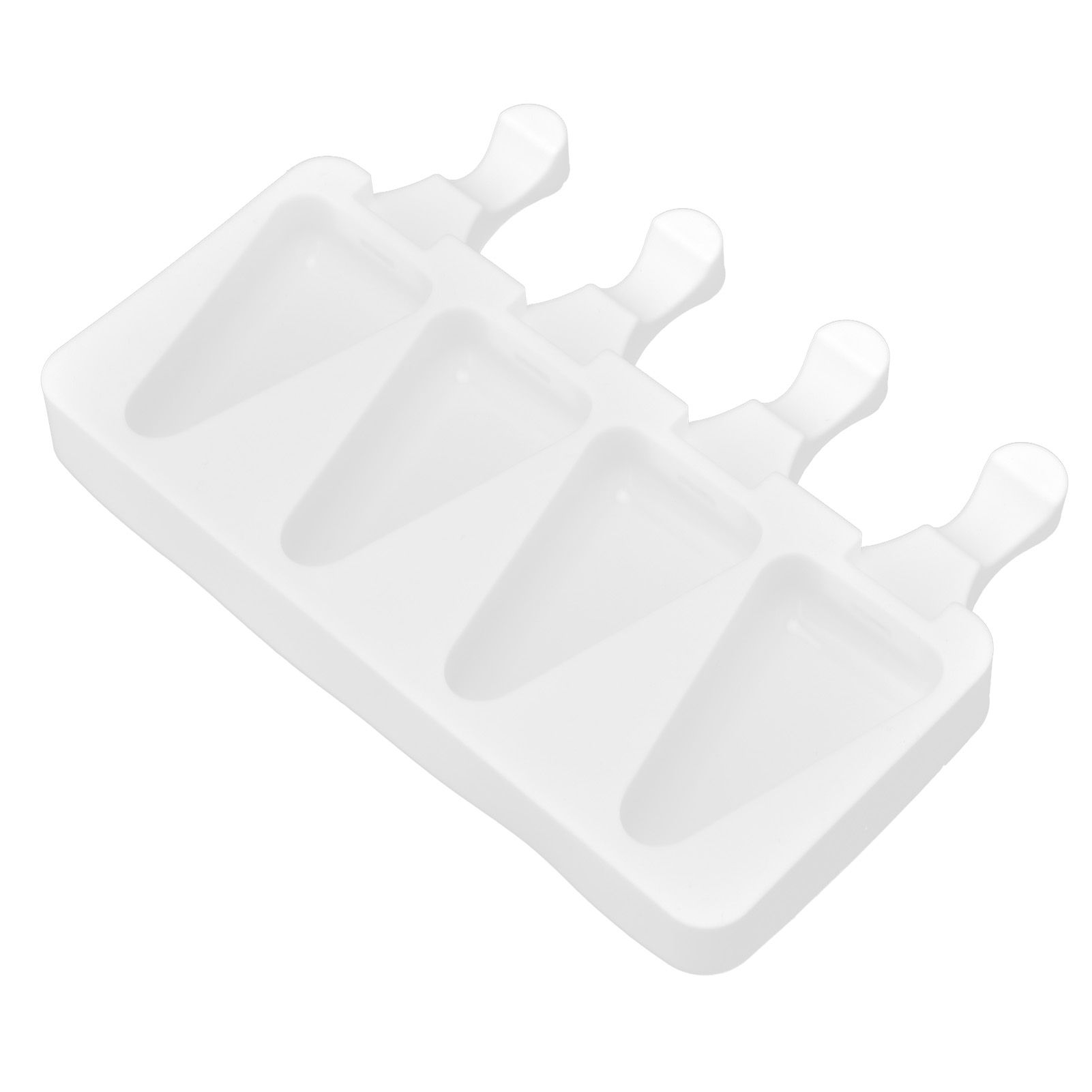 Multi Grid Silicone Ice Bar Mold Heat Resistant Ice Cream Making Mold Kitchen DIY Tool(4Grid Triangular ) — image 6
