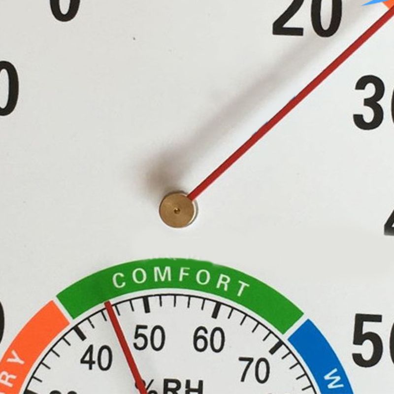 Thermometer Hygrometer Pointer Type Full Metal Multifunction Indoor Thermometer for Baby's Room Hospital Pharmacy โ image 2