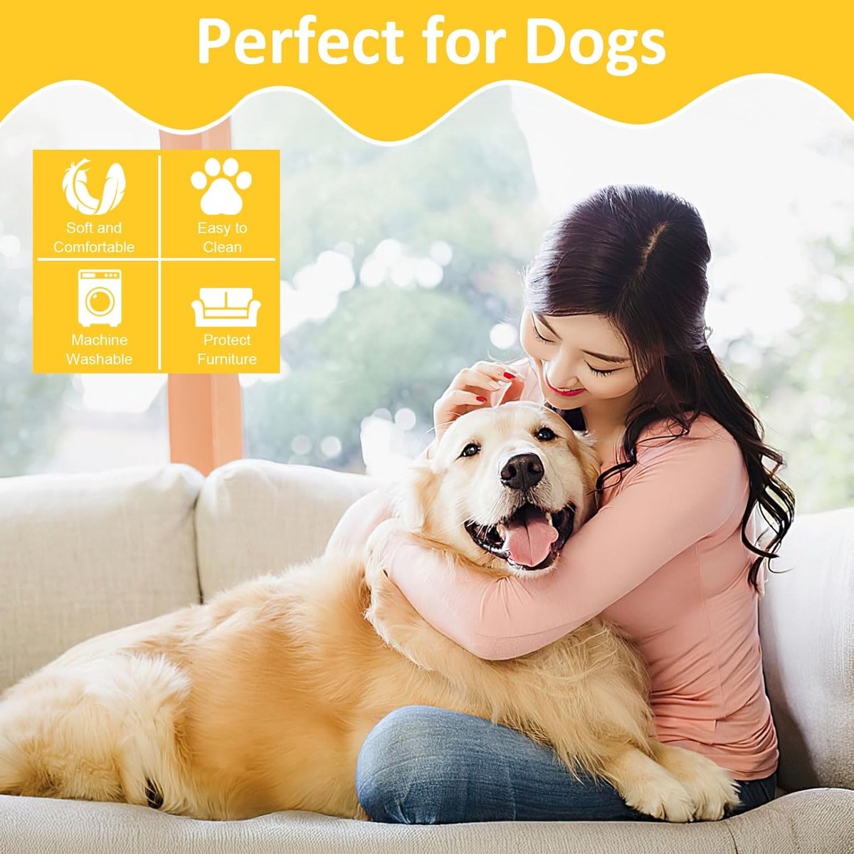 100 × 160cm Dog blankets for medium-sized dogs, cats, Premium soft dog blankets for small dogs, washable, Puppy blanket, Dog supplies for puppies (grey) — image 4