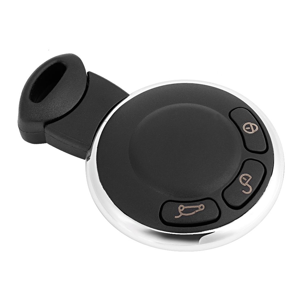 3-button remote control for Mini Cooper 2007 2008 2009 2010 2011 2012 2013 2014 KR55WK4, Replacement Part, Black Color — image 2