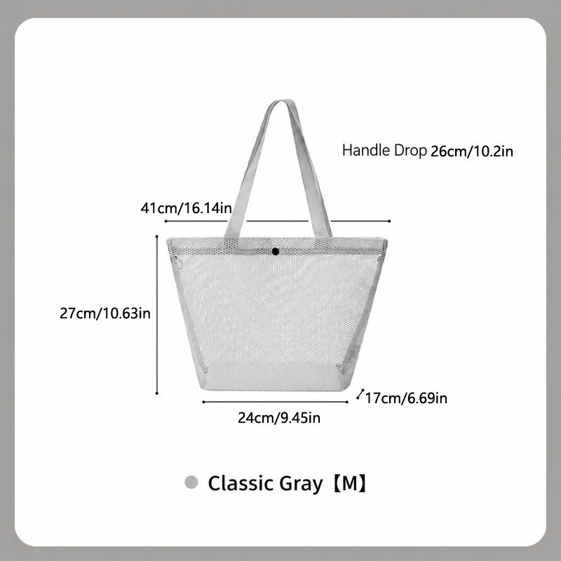 Jinmiao Mesh Storage Bag Large Capacity