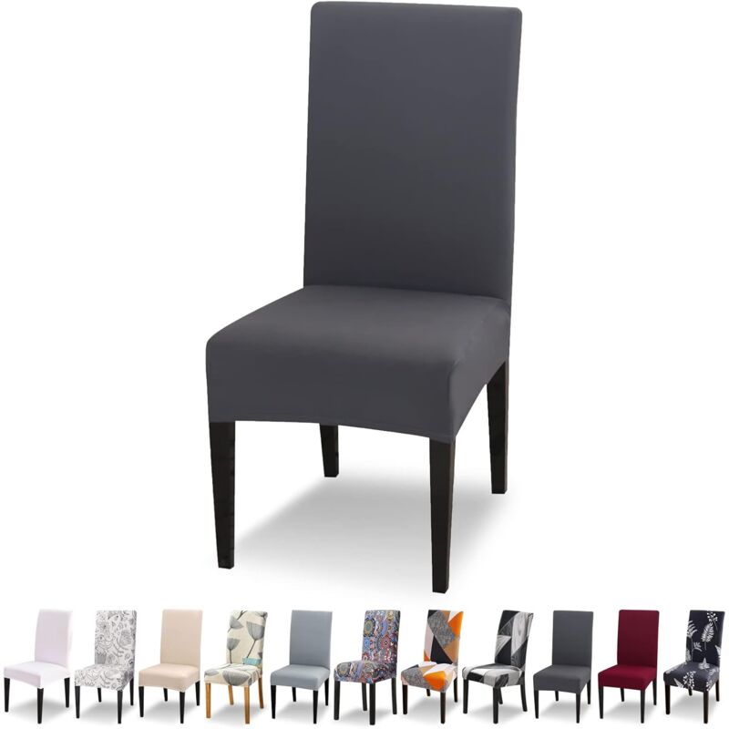 Stretch Chair Covers 6 pcs Set Dining ROom Chair Covers Universal Washable Modern Chair Covers For Dining ROom Decor