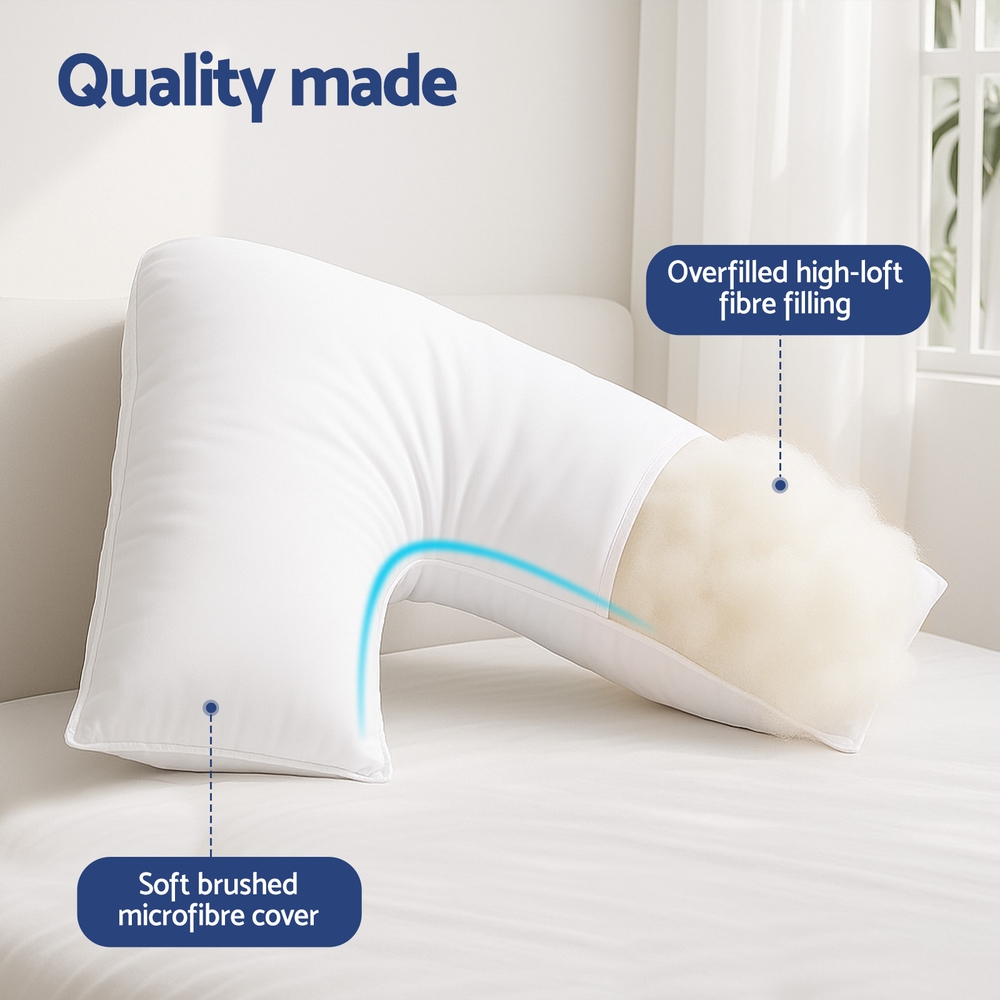 Giselle V Shape Pillow Boomerang Nursing Body Cushion — image 5