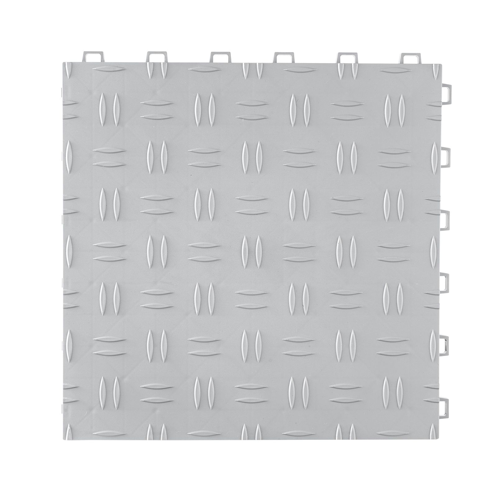 Garage Tiles Interlocking, 305 x 13.4 mm 25 Pack Garage Floor Covering Tiles, Non-Slip Double-Sided Texture Garage Flooring Tiles, for Garages, Basements