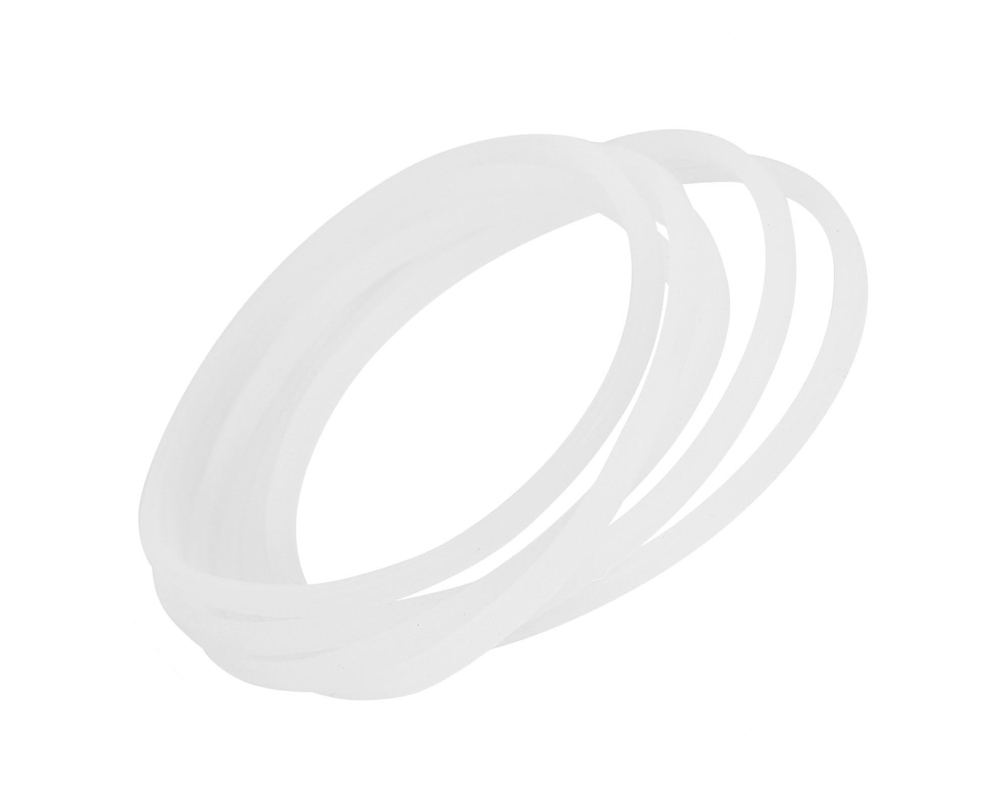 6Pcs Replacement Gaskets, Rubber Seal Ring for Magic Bullet Flat/Cross Blade — image 3
