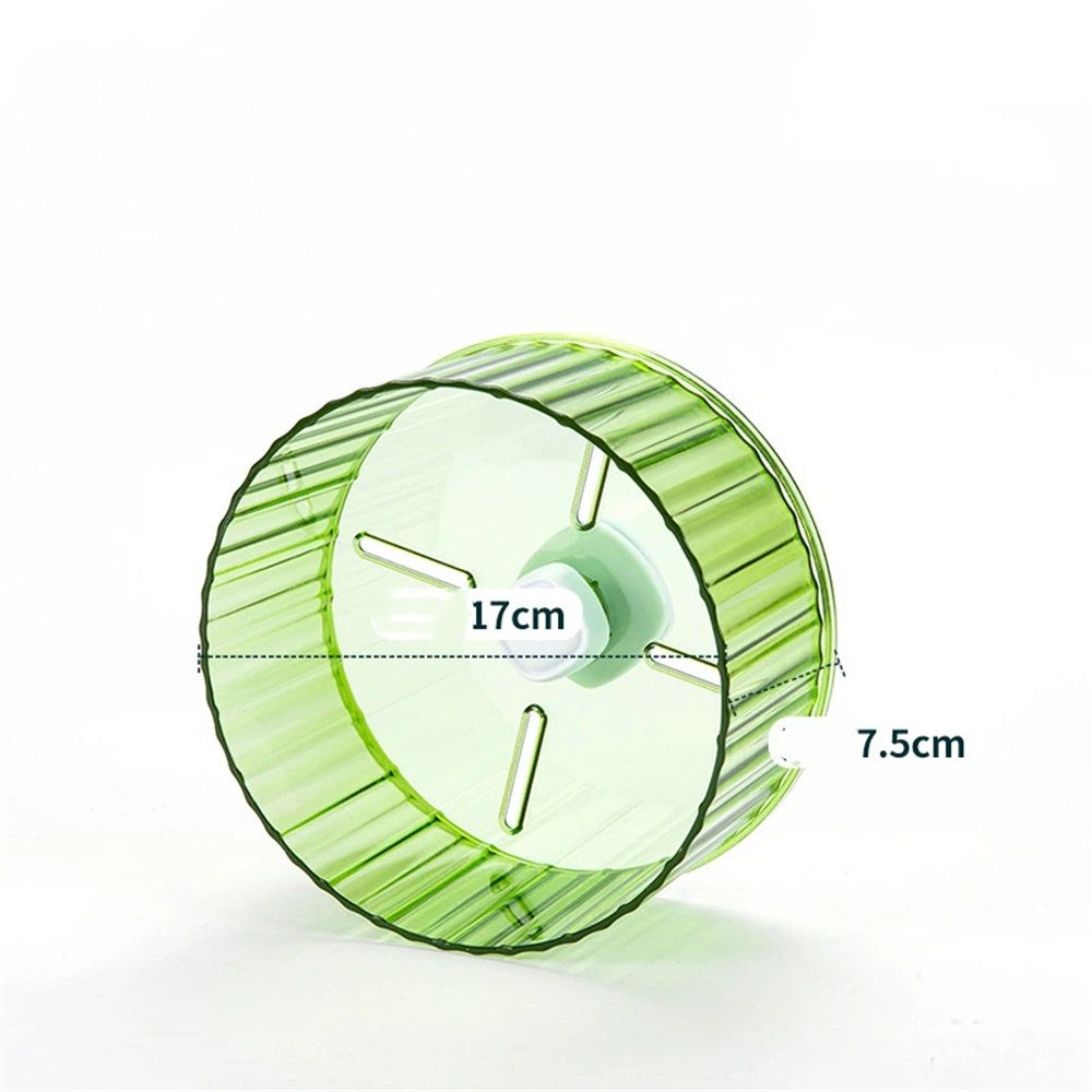17cm Parrot Silent Running Wheel, Parrot Exercise Wheel, Birds, Parrots, Turtles, Hamsters, Small Animal Quiet Running Wheel (Green) โ image 5