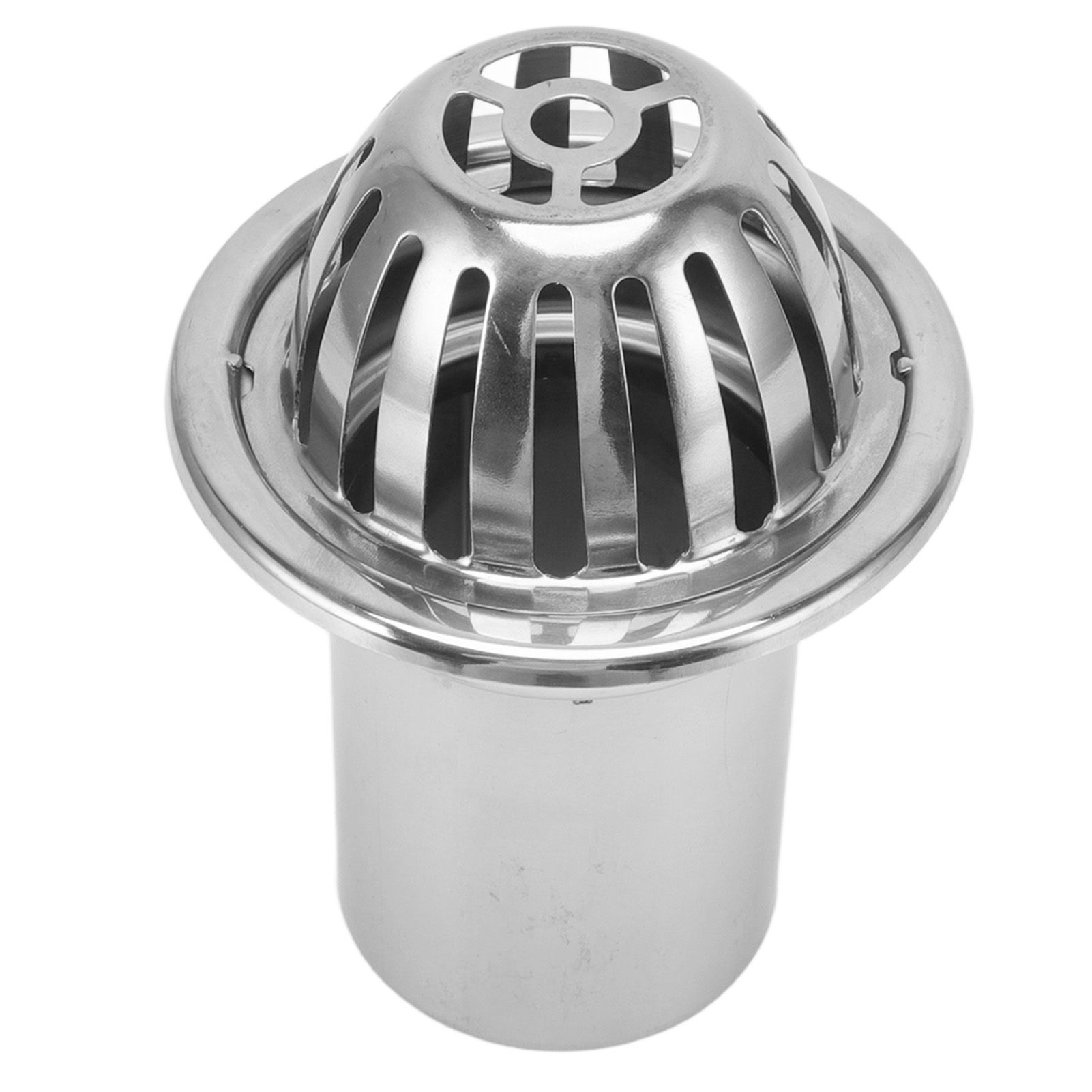 Roof Floor Drain Stainless Steel Non Blocking Balcony Outdoor Rain Bucket Drainage Parts Round 4in โ image 3