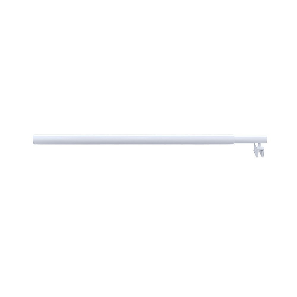 Glass Shower Screen Round Stabilising Pole in White — image 3