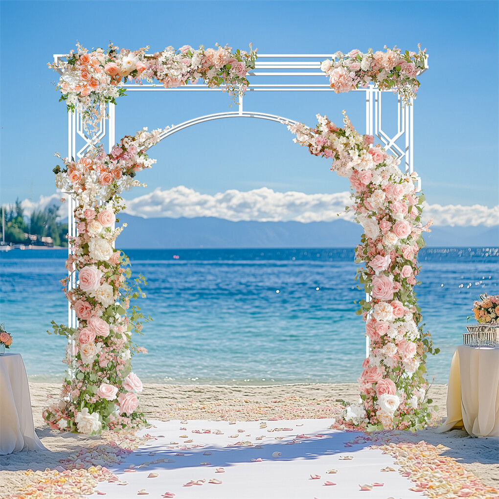 Fin 2.5M Oversized Metal Wedding Arch Stand Proposal Birthday Party Banquet Decor โ image 2