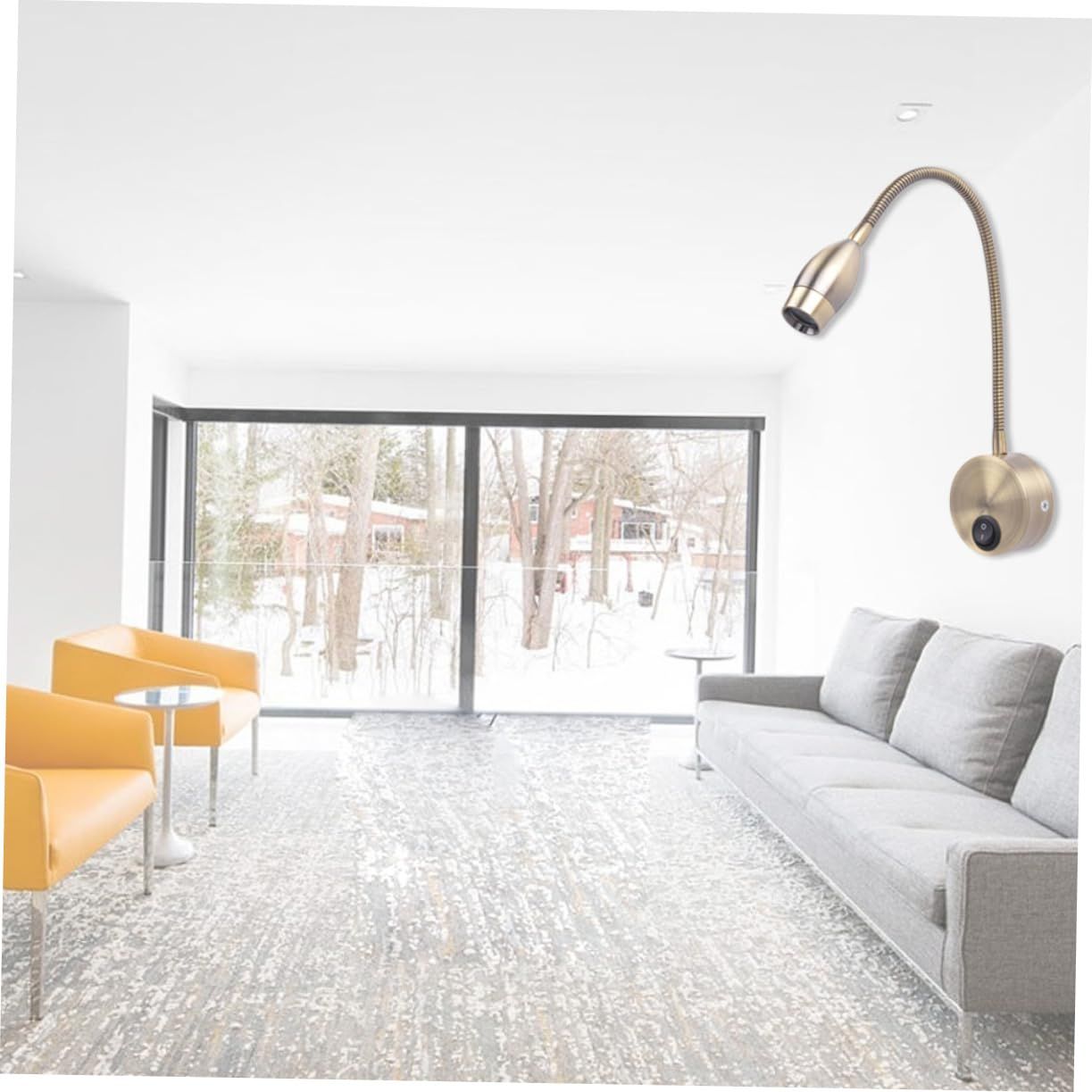 LED Hose Spotlight Lamp for Reading Spot Light Led Light European Style Wall Lamp with easy installation — image 3