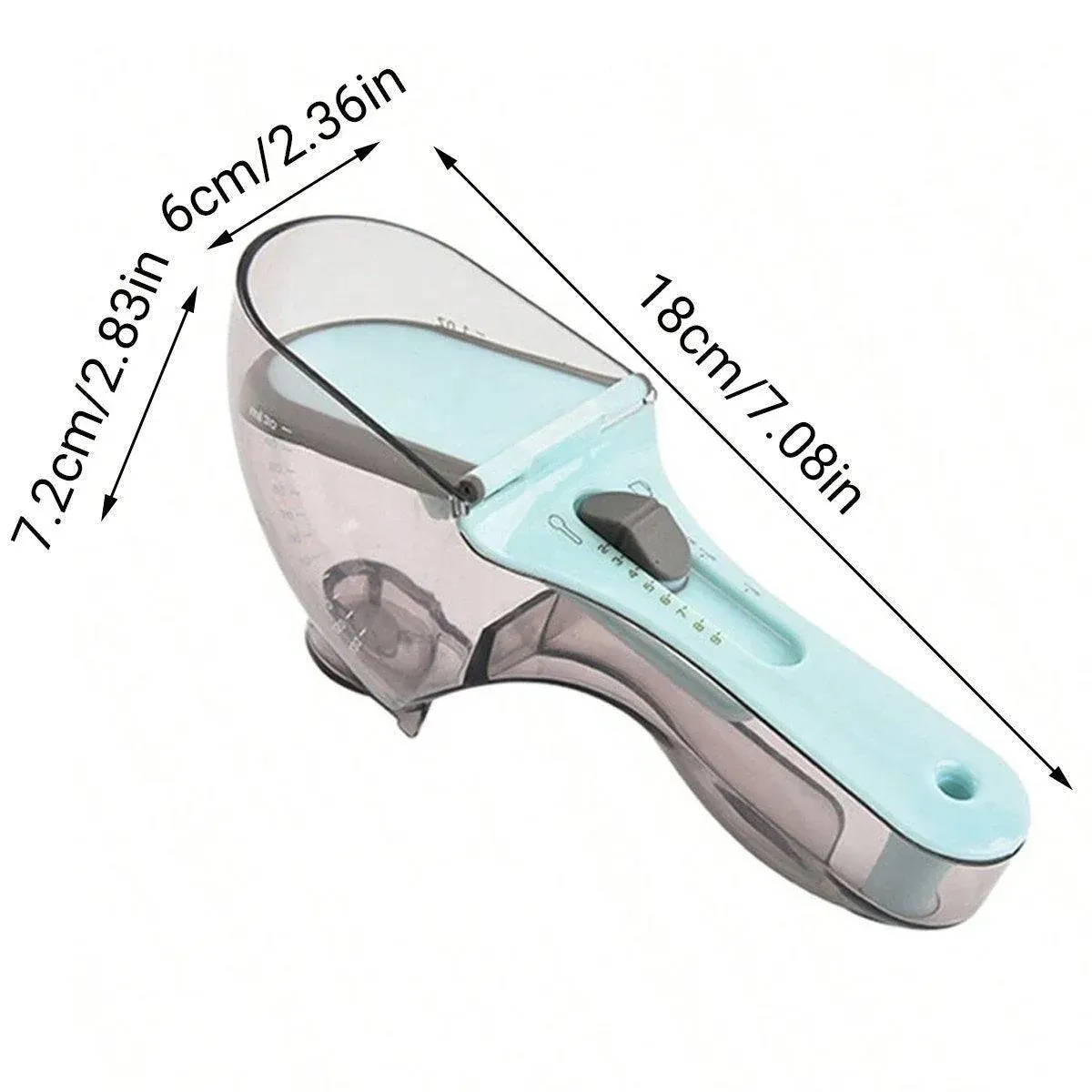 Pet Food Measuring Spoon Adjustable Cat Dog Food Shovel Pet Food Spoon Supplies — image 3
