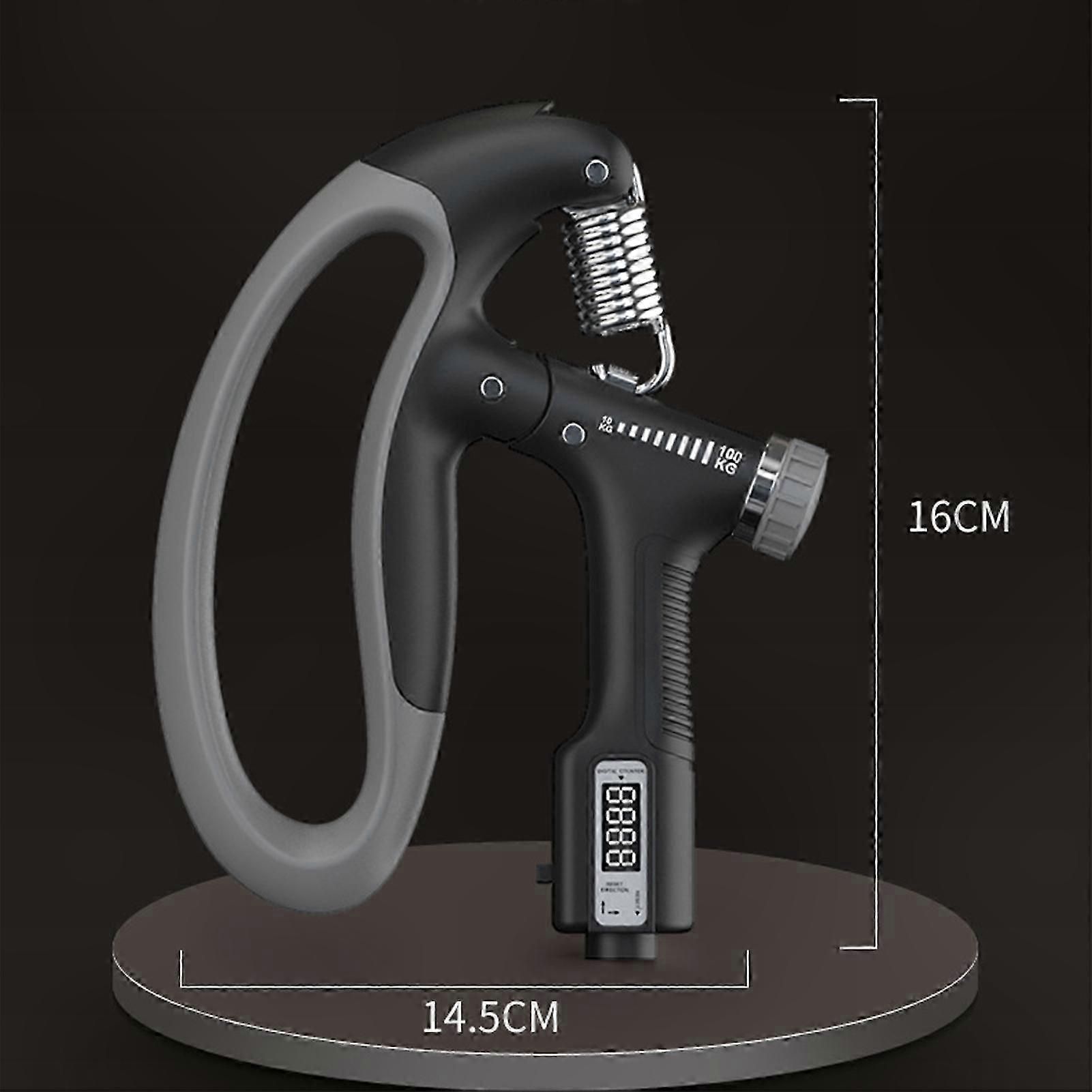 Adjustable TPR Hand Grip for Fitness and Strength Training - Black — image 4
