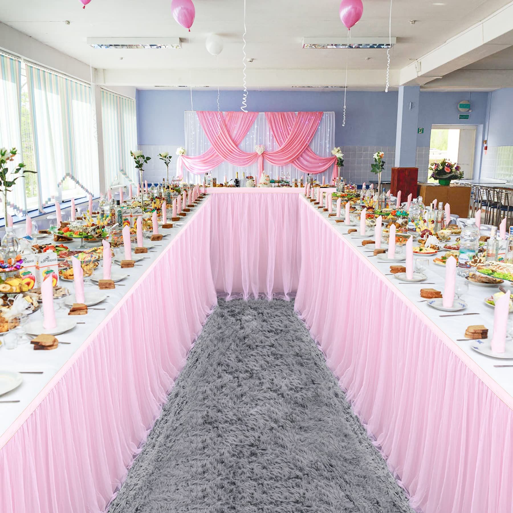 Suitable for rectangular tables or round tables, suitable for princess birthday party table decorations — image 4