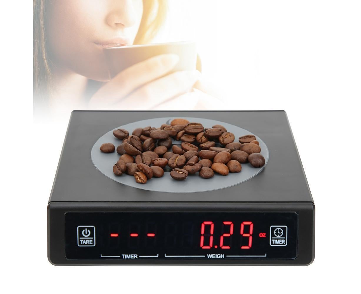 Black Coffee Baking Kitchen Electronic Scale Battery Rechargeable with Timing Function 3kg/0.1g โ image 4