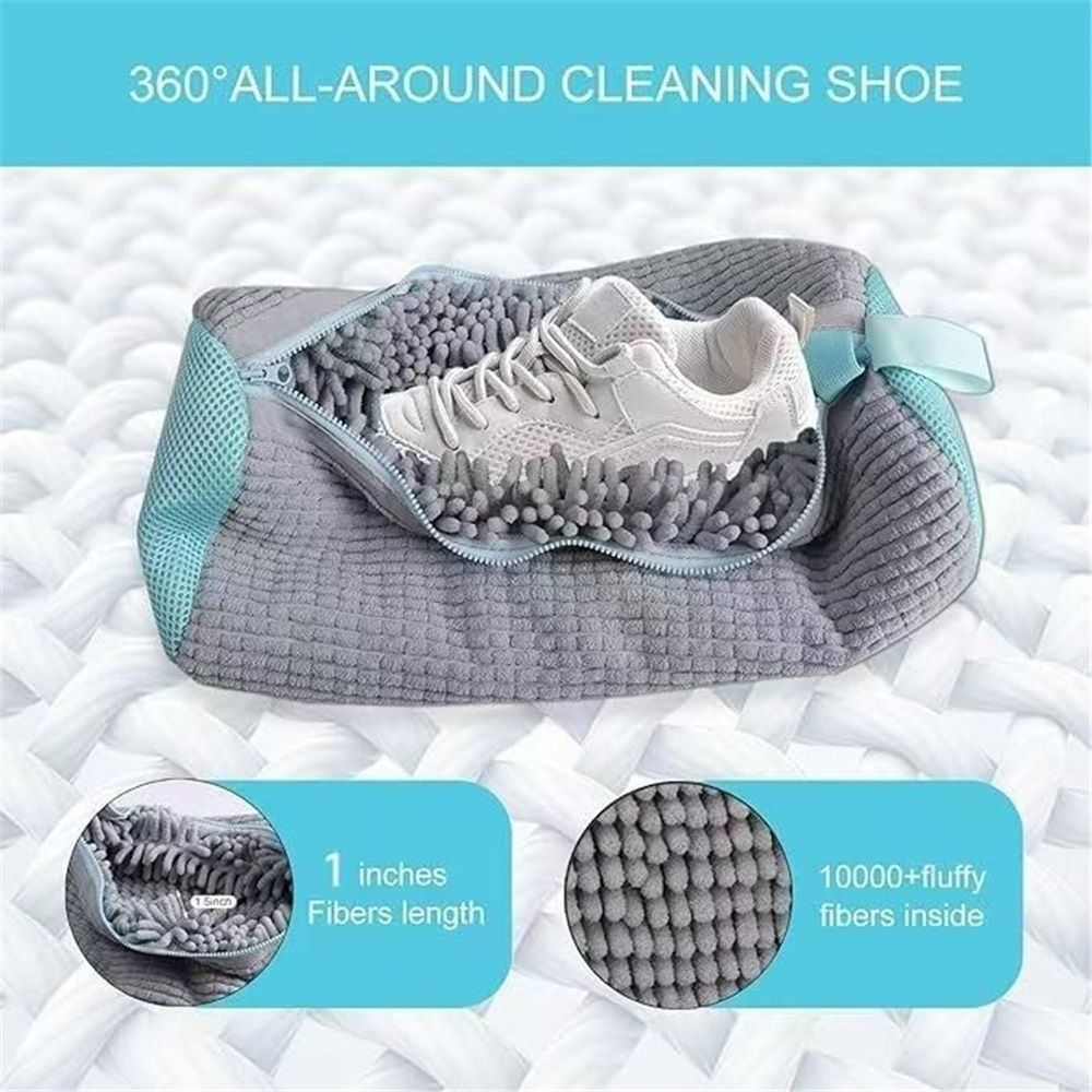 Shoe Washing Machine Bag Laundry Shoe Bags for Washing Machine, 2Pcs Shoe Washing Bag Shoe Laundry Bag for Washer and Dryer Reusable Shoe Washing Bags — image 4