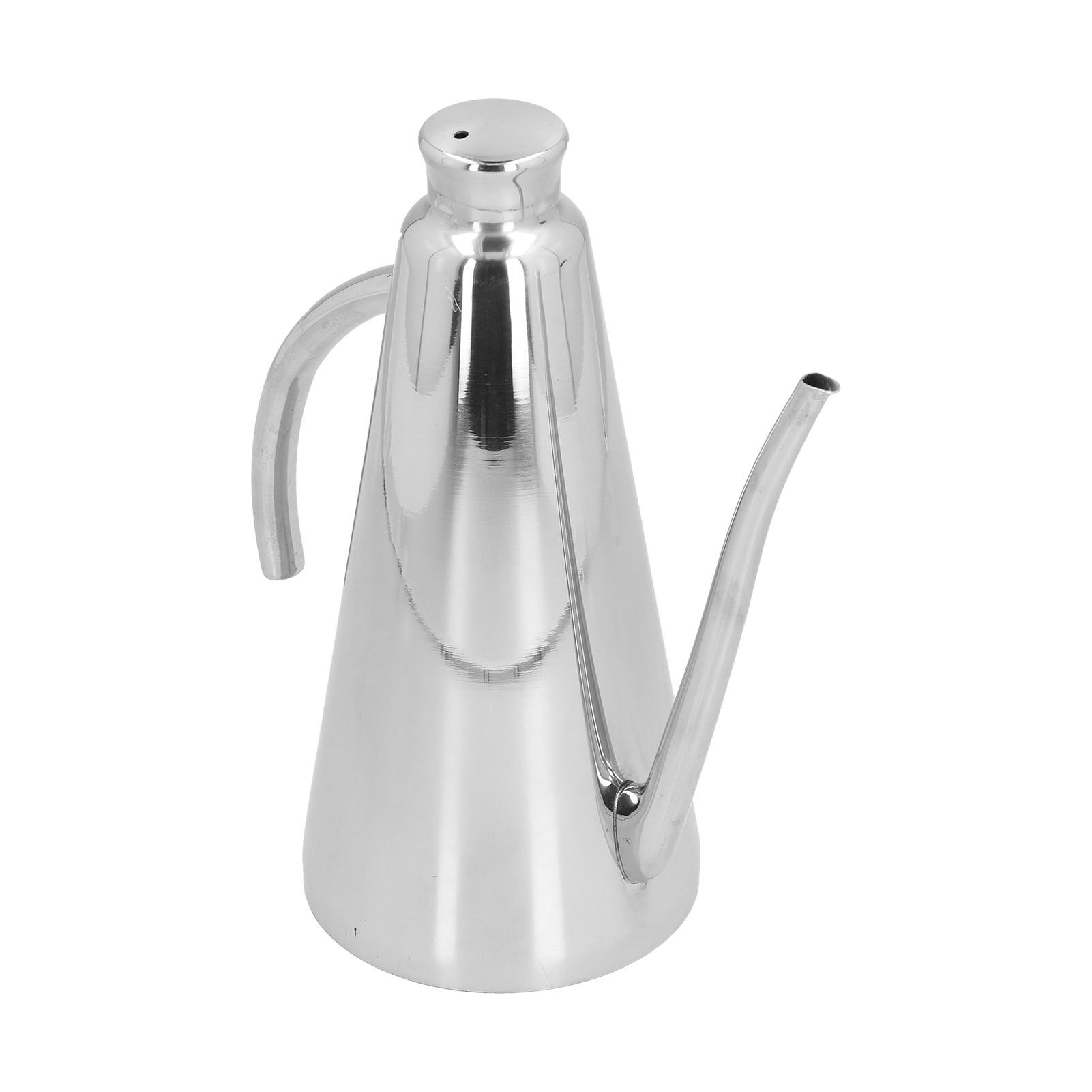 Stainless Steel Oil Can Leakproof Easy to Use and Clean Household Oil and Vinegar Pot — image 3