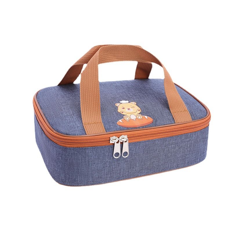 Insulation Lunch Bag Senyi Xin Oxford Cloth T2023 Pink Large with Hand Screw โ image 3