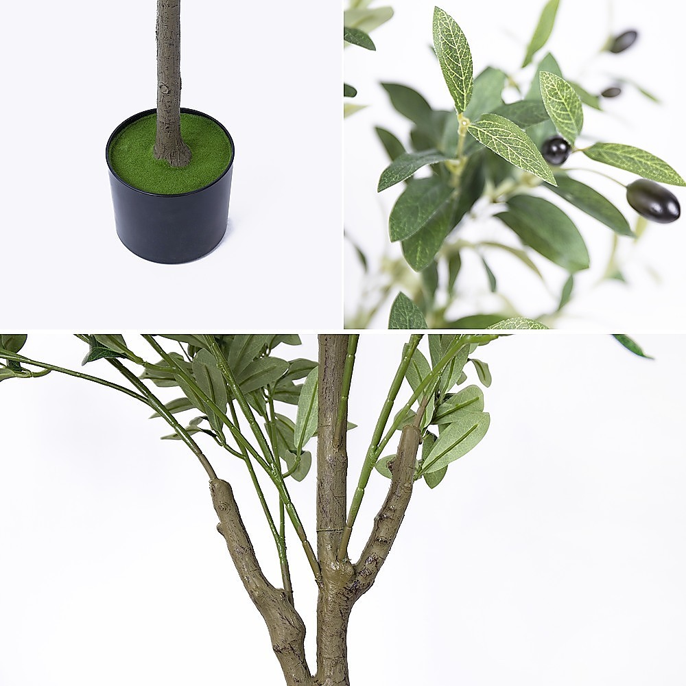 150cm Artificial Olive Tree – Tall Realistic Faux Green Indoor Plant for Home & Office — image 3