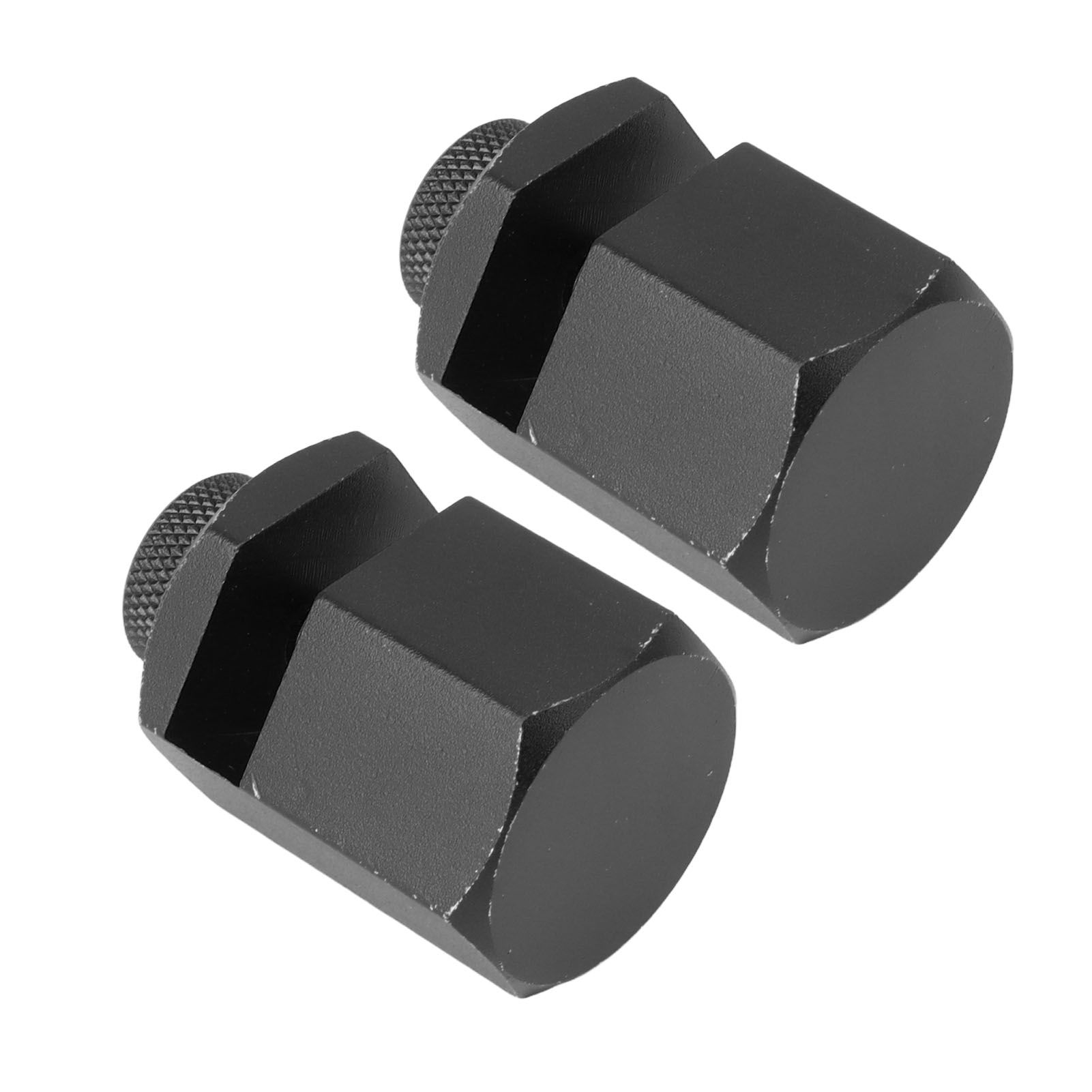 2PCS Stair Guages Knobs Aluminium Alloy Stair Stringer Layout Tool for Framing Square Carpentry Rafter Black โ image 2