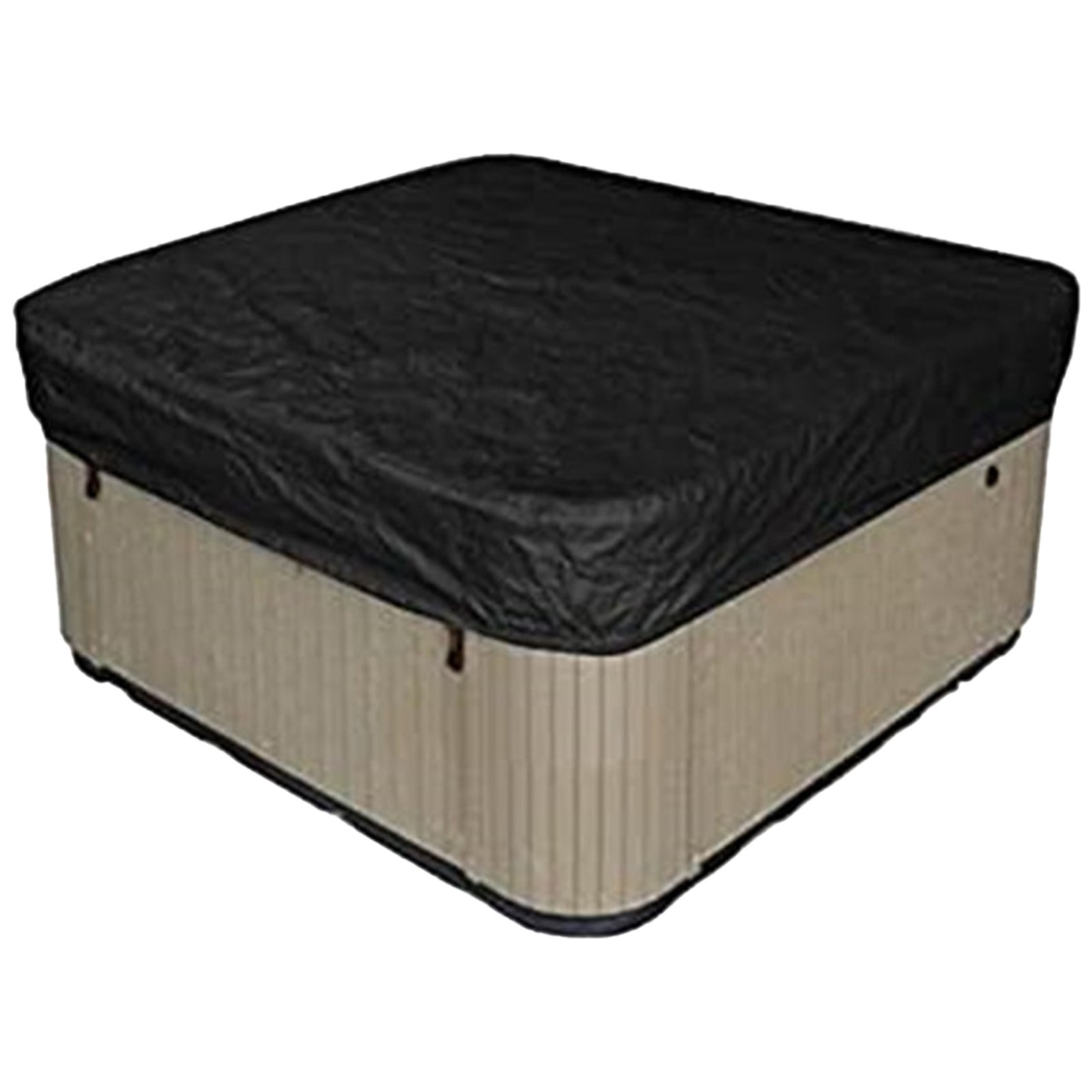 Square Hot Tub Cover - Outdoor Heavy Duty Protector for Patio Spas and Swimming Pools, Hard Covers For Hot Tub Waterproof Dust, Black, 228 x 30 cm — image 6