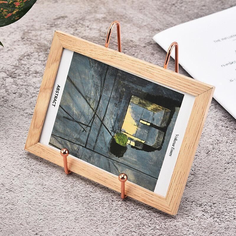 Iron Display Stand Dish Rack-Plate Bowl Picture Frame Photo Book Pedestal Holder - Black-S — image 6