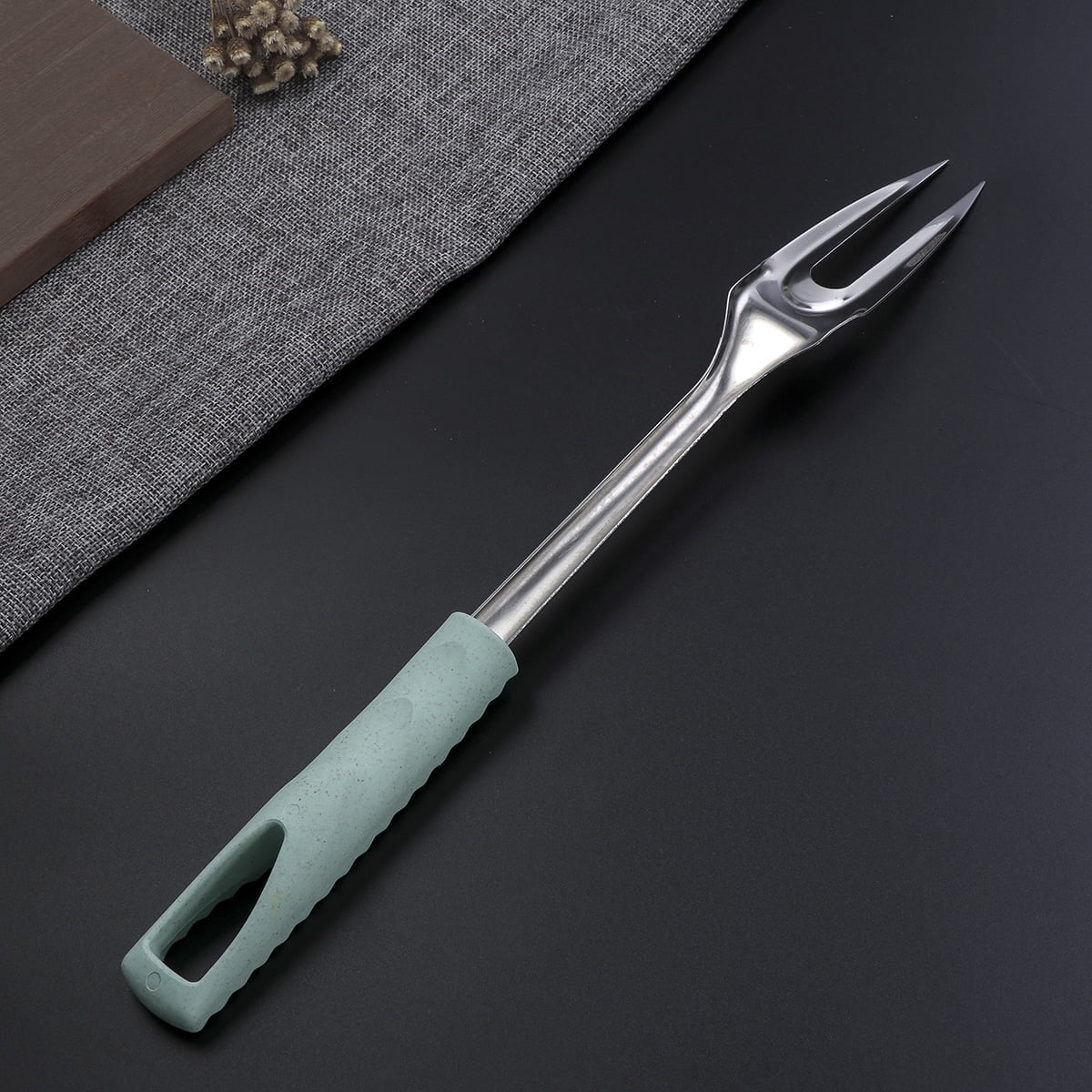 Kitchen Utensils Stainless Steel Cooking Tools Heat Resistant Kitchen Gadgets Dishwasher Safe 34.50 × 3.50 × 2.00CM Silver — image 4