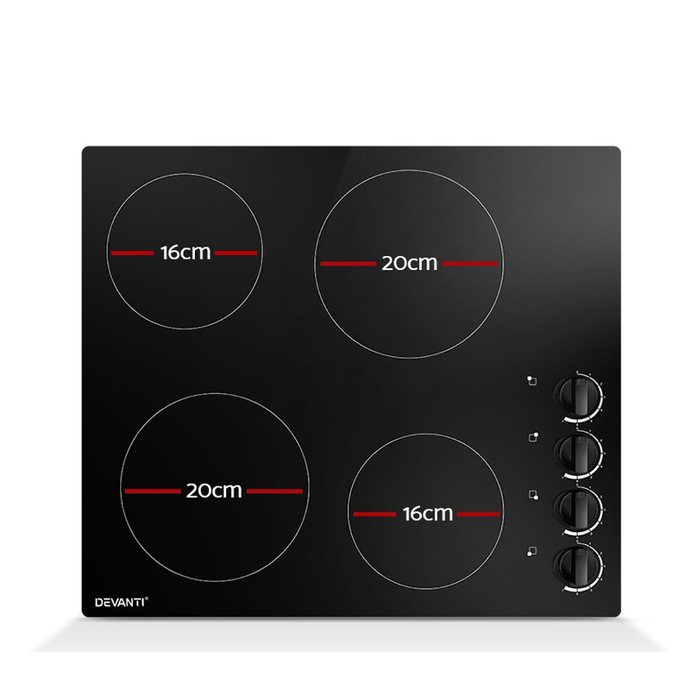 Devanti Electric Ceramic Cooktop 60cm โ image 4