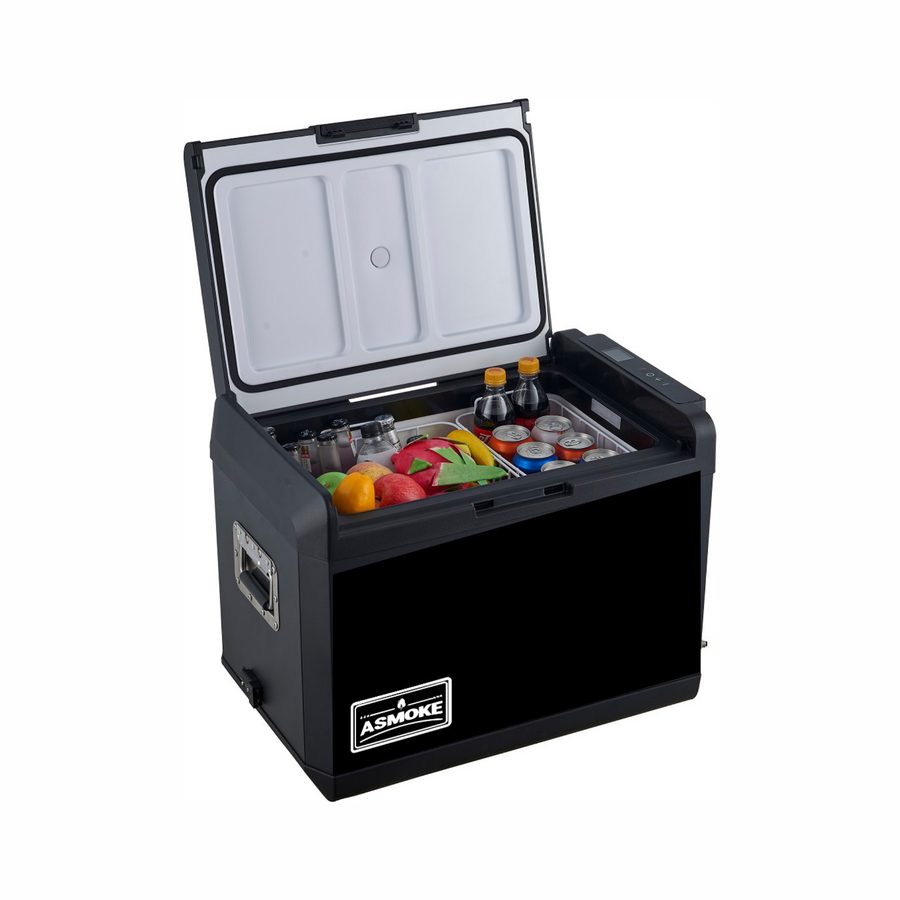 ASMOKE Premium Mini Fridge | 37L Compact Refrigerator with Roll-Bond Evaporator & Internal Light for Camping, RV & BBQ — image 5