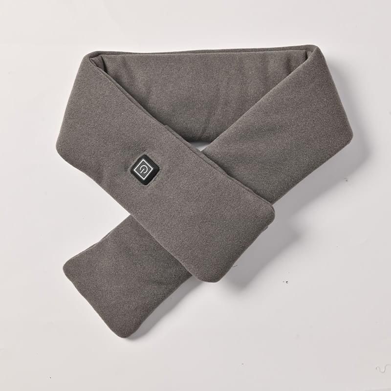 USB Rechargeable Graphene Heated Neck Warmer Gray