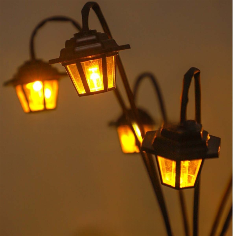 Solar Retro Hexagonal Palace Ground Plug Light with 6 LED Warm Glow - In/Outdoor Garden Pathway Landscape and Lawn Lamp โ image 2