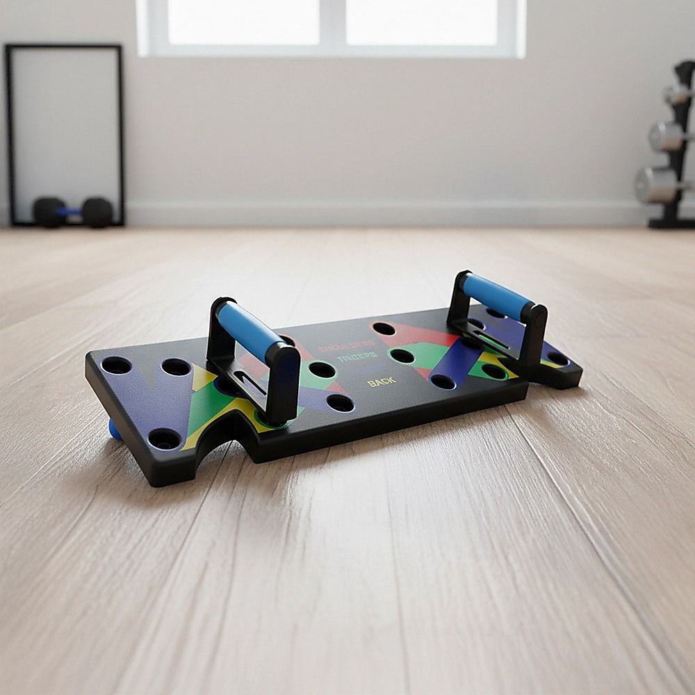 9 in 1 Push Up Board Yoga Bands Fitness Workout Train Gym Exercise Pushup Stand โ image 4