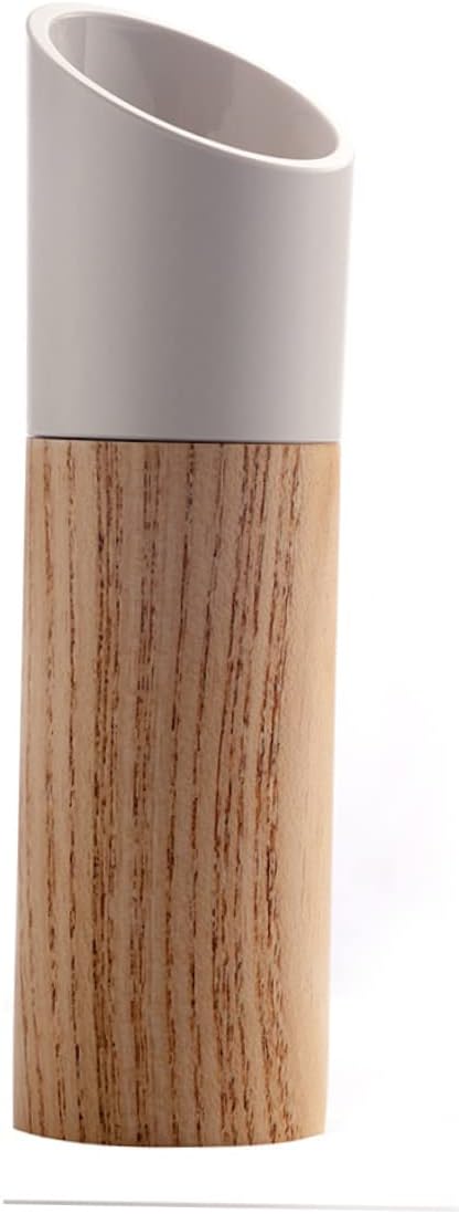 Pepper Mill - Manual Ceramic - Wooden Kitchen Utensil - For Freshly Ground Spices - Easy to Clean - 160mm * 45mm - White โ image 5