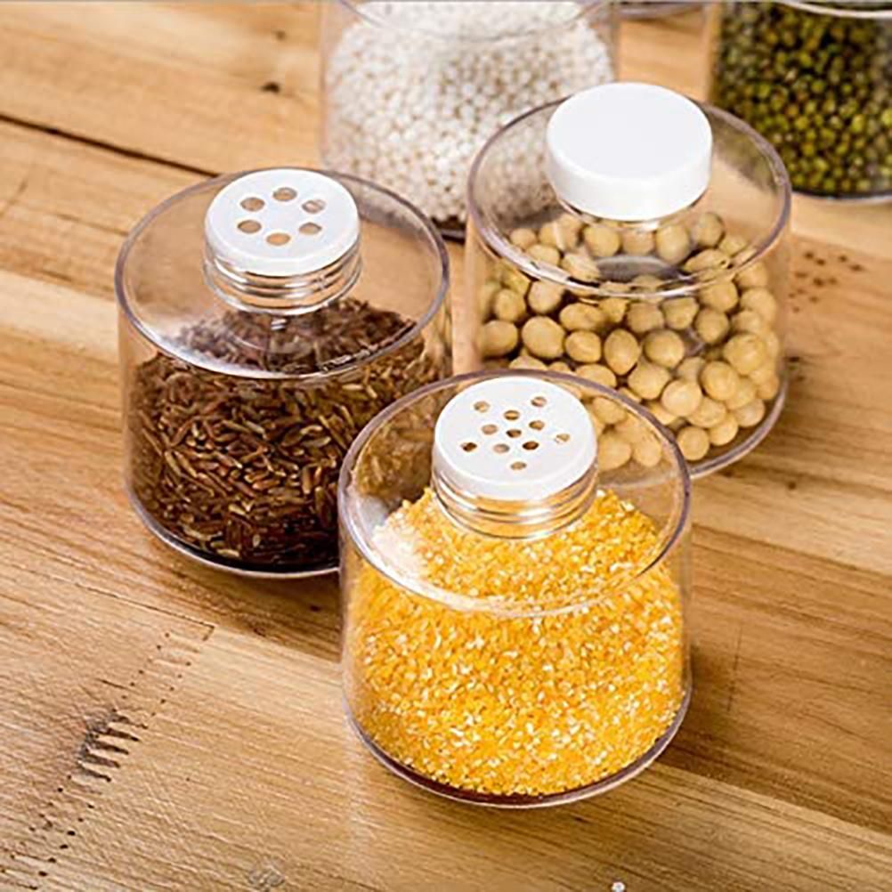 6PCS Spice Storage Boxes Stackable Spice Tower Racks Transparent Seasoning Cans Kitchen Tools โ image 4